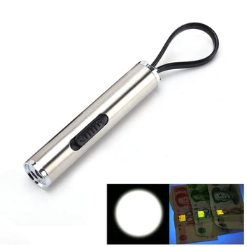 LED UV Lampa s Ultrafialovým Pochodeň 395-400 nm Mini Hliníkové UV Zoom Baterky Pre domáce Moču Škvrny Detektor Scorpion Lov 2