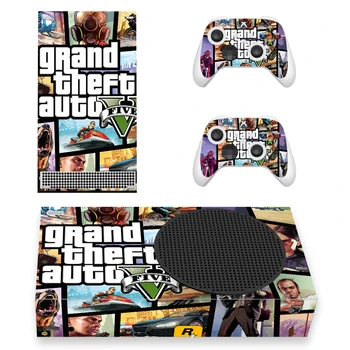 Grand Theft Auto GTA Pokožky Nálepky Kryt Kotúča, pre Xbox Série S Konzoly a Radiče Xbox Série Slim XSS Pokožky Nálepky Vinyl 1