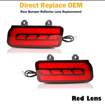 iJDM Auto Nárazníka LED Reflektor Svetlo Na Honda CRV 2015-2016 Funkciu ako Chvost,Brzdy & Zadné Hmlové Svetlá,Vypnite Svetlo lampy Červená 2