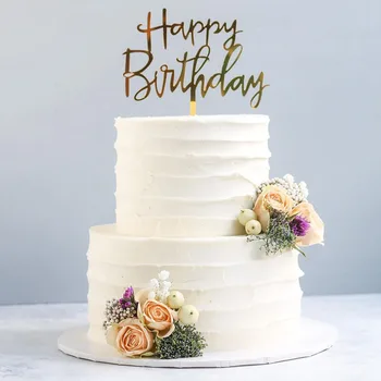 Happy Birthday Cake Vňaťou Akryl List Tortu Mulčovače Strana Navrhne Happy Birthday Black Cake Dekorácie Chlapec 33 Vzorov 1