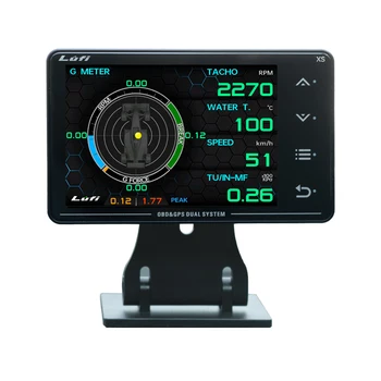 LUFI XS Multi-funkčné Digitálne Meradlo OBD+GPS Turbo Boost Tlak Oleja Teplota Vody Meter G Hodnota Gyroskop Modifikácia 1