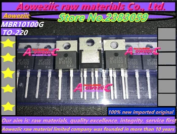 Aoweziic 2018+ 100% nové dovezené pôvodné MBR10100G B10100G DO 220 diódy schottkyho 10A/100V 2