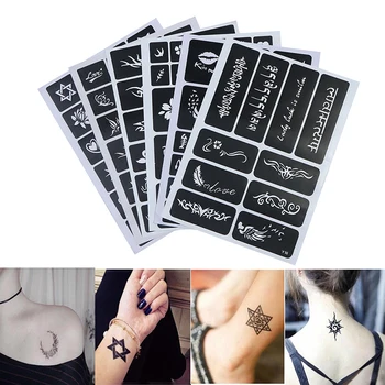 1 Nastavte Šťavy Tetovanie Krém Nepremokavé Prírodné Čierne Šťavy Tetovanie Vložiť Na Dočasné Atrament Art Tattoo Maľovanie