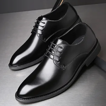 Classic Business pánske Oblečenie Obuv Módne, Elegantné Formálne Svadobné Topánky Mužov Pošmyknúť na Úrad Oxford Topánky pre Mužov 2021 Nové 2