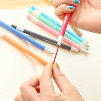 12pcs Zraziť Typ Farebné Ceruzky pre Kreslenie, Maľovanie Deti Mechanické Ceruzky Pastel s Gumy Office Školy A6563 2