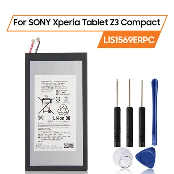 LIS1569ERPC Náhradné Batérie Pre SONY Xperia Z3 Tablet Kompaktný 4500mAh Tablet Náhradné Batérie
