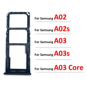 100% Originálne Nové Pre Samsung Galaxy A02 A02s A03s A03 Core SIM Kartu SD Kartu, Držiak Adaptér