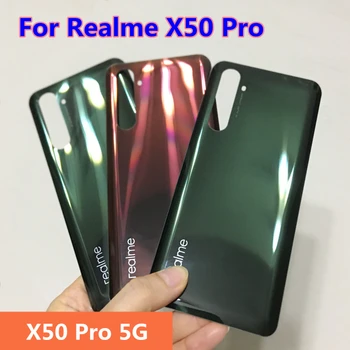 6.44 palca Na OPPO Realme X50 Pro Späť Kryt Batérie Zadné Bývanie Skla Dverí Prípade Realme X50 Pro Kryt Batérie 5G
