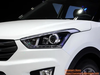 TAOCHIS Auto Styling adaptér ráme Svetlometu na Stenu pre Hyundai IX25 2014-2016 Vysokej figuration Hella 3R G5 5 Projektor objektív 2