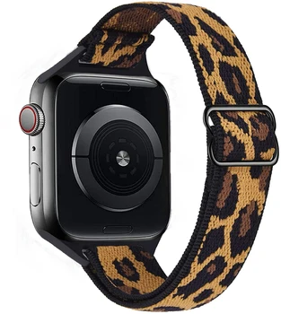 Slim Scrunchie pre Apple hodinky kapela 44/49/45/41/42mm Nastaviteľné Elastické Nylon sólo Slučky náramok iWatch 7 8 6 3 se ultra Popruh 2