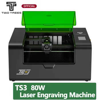 Twotrees TS3 80W Laser Rytec Montáž-Bez Laserový Rezací Stroj Postavený-v Dyme Čistiaci Systém CNC Gravírovanie Kovov