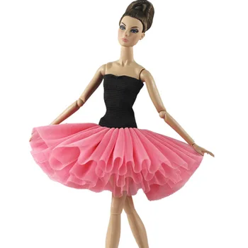 Módne Bábiky Oblečenie Krátke Baletné Šaty Pre Bábiku Barbie Oblečenie Tutu Šaty, Oblečenie Pre Barbie Doll Oblečenie 1/6 Bábika Príslušenstvo 2