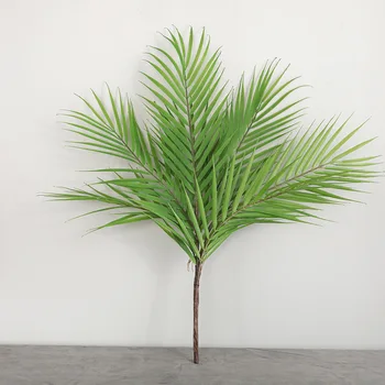 Umelé Palm Rastlín Pre Domáce Záhradné Dekorácie Falošné Zelené Rastliny, Pobočka Krytý Vonkajší Svadobné Dekor Umelé Rastliny 2
