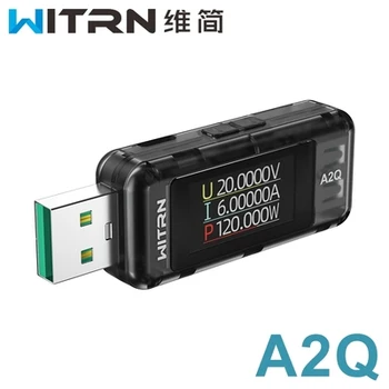 A2Q USB Napätie a Prúd Meter Tester článok 8A, 120W Mobilný Telefón, Rýchlo Nabíjacieho Prúdu Detektora 1