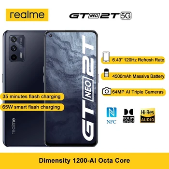 Realme GT Neo 2T 5G Mobilný Telefón 6.43