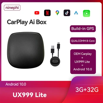 Carplay Ai Box Bezdrôtový Carplay Netflix Android Box Car Multimedia Player Iotv UX999Lite QCM450 Navigácie Pre Auto OEN Carplay 1