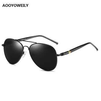 Luxusné pánske Polarizované slnečné Okuliare Jazdy Slnečné Okuliare Pre Mužov, Ženy Značky Dizajnér Male Vintage Čierna Pilot, slnečné Okuliare UV400 2