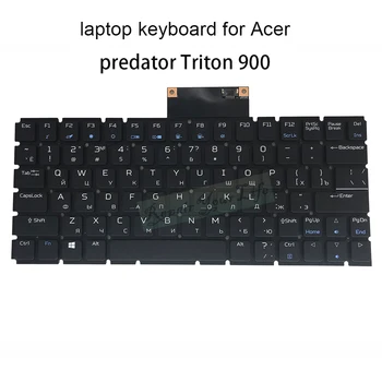 Výmena klávesnice pre Acer predator Triton 900 RU ruská čierna klávesnica s podsvietením svetlo MS3P P71BRL pôvodný nový záznam 1