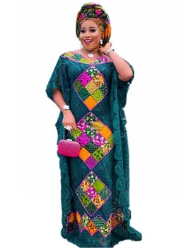 Africké Šaty Pre Ženy Dashiki Župan Africaine Femme Slim Večer Dlhé Šaty Oblečenie Moslimských Módne Abaya Afrike Oblečenie 1