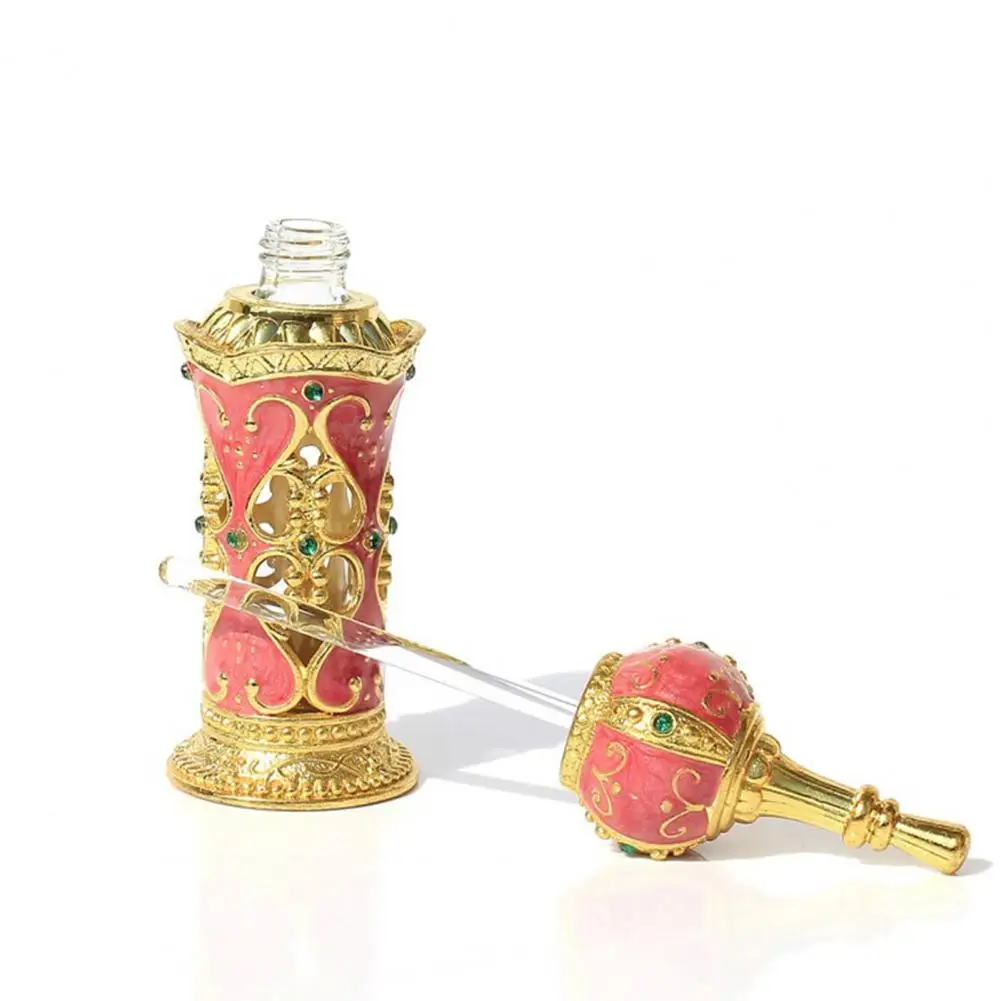 12ml Arabskom Vintage Elegantné Esenciálny Olej, Fľaša Sklo Výlet Náplň Ľahko Naplniteľné Prázdne Parfum Fľašu Obrázok 3