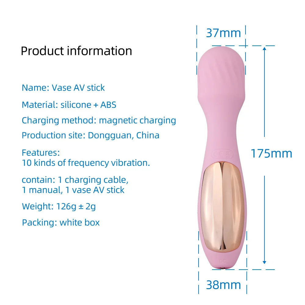 Nabíjanie pomocou pripojenia USB AV Stick Ženy Vibrátor Stimulátor Klitorisu Erotické Intímne Tovaru Sexuálne Hračky pre Dospelých 18 Žien Masturbator Shop Obrázok 4