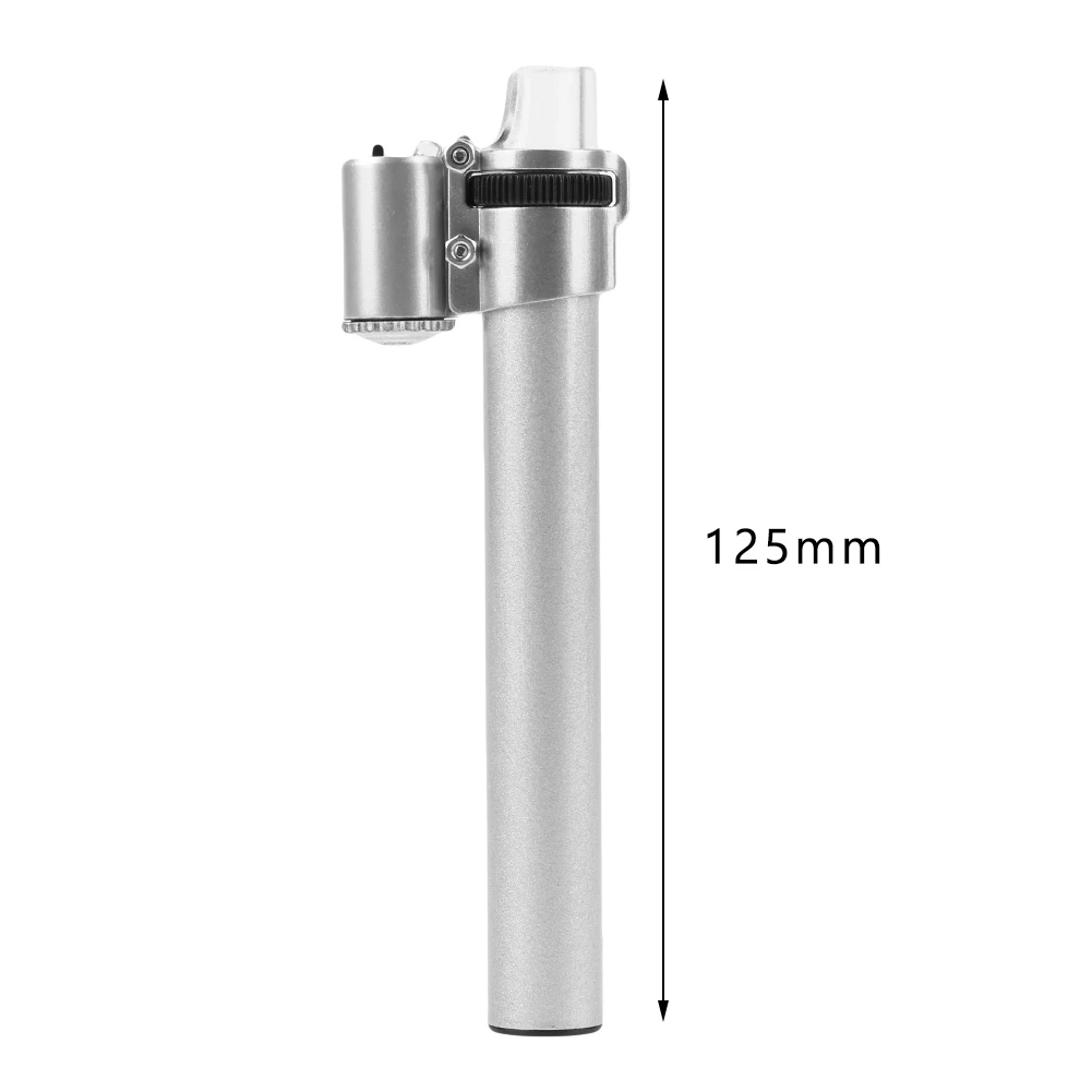 Mini Pero lupu 100X LED Svetlo Šperky Loupe Mikroskop so Prípade Ručný Mini Pero v tvare Lupy Obrázok 5