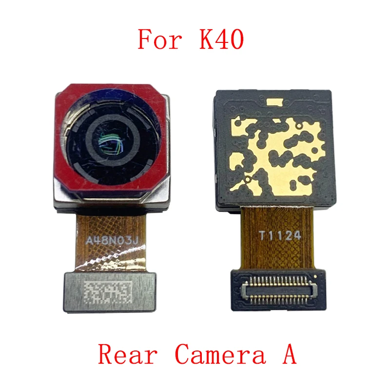 Zadné Zadný Fotoaparát Na Prednej Strane Flex Kábel Pre Xiao Redmi K40 K40 Pro Hlavné Veľká Malá Kamera Modul Oprava Dielov Obrázok 2