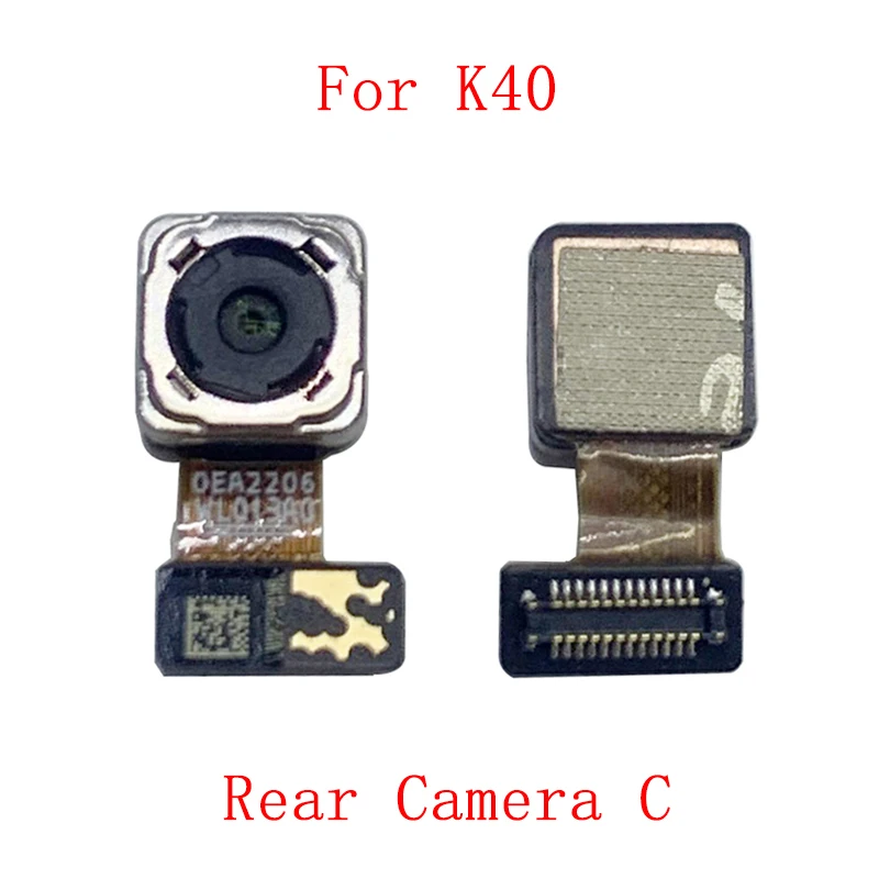 Zadné Zadný Fotoaparát Na Prednej Strane Flex Kábel Pre Xiao Redmi K40 K40 Pro Hlavné Veľká Malá Kamera Modul Oprava Dielov Obrázok 4