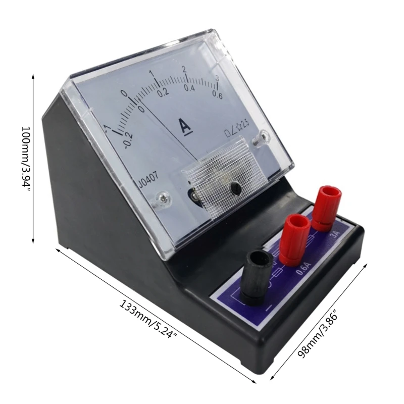 Galvanometer DC Analógový Ciferník Panel Analógový Ampér Meter pre Študentov, Laboratóriá, Školské Triedy Merací Prístroj Ampér Senzor Obrázok 5