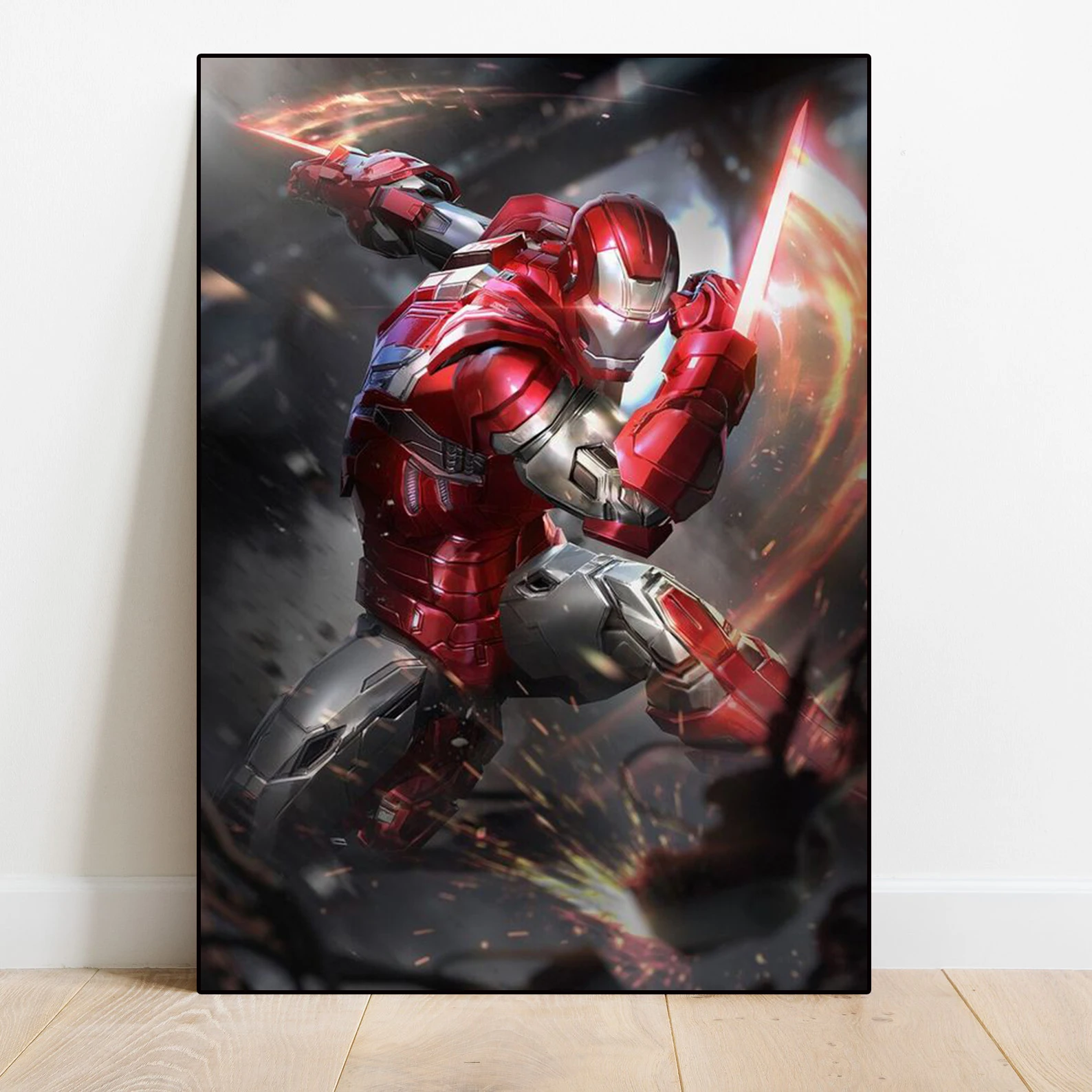 Marvel Avengers Iron Man Spiderman Obrázok Umenie Domova Kvalitné Plátno, Maľovanie Plagátu Žijú Deti Izba Gauč Stenu Decor Obrázok 2