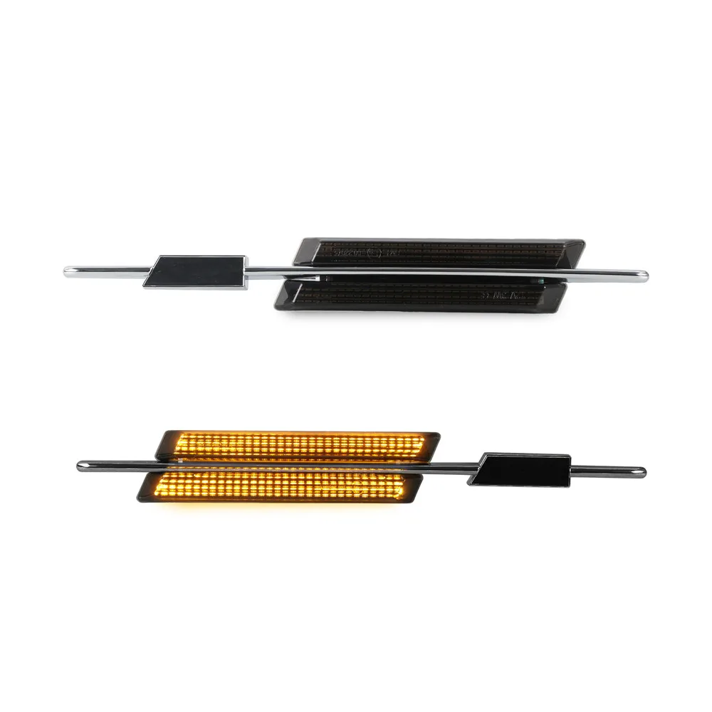 Dynamické LED Strane Marker Zapnite Indikátor Signálu Príslušenstvo Svetlo Pre BMW E90 E60 E61 E82 E92 E93 E91 E81 E88 S M Logo Canbus Obrázok 2