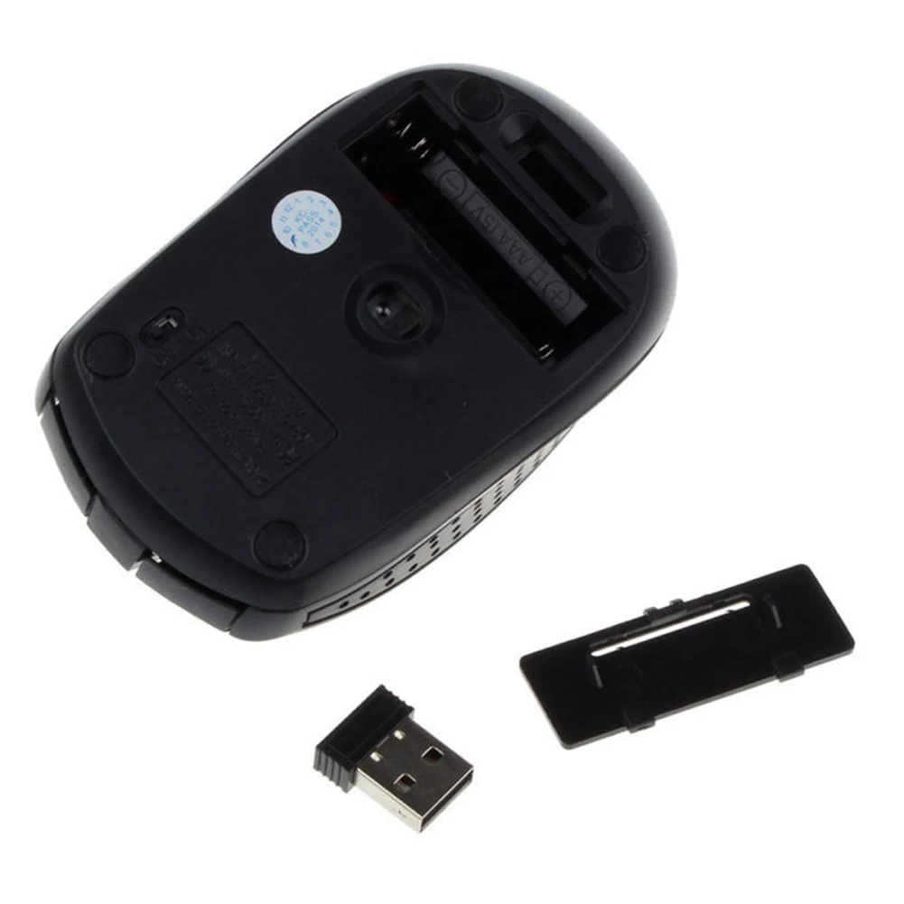 Bezdrôtové Herné Myšou 1200DPI 2.4 GHz Optická USB Prijímač Myši pre PC, Notebook, Bezdrôtová Počítačová Myš Obrázok 4