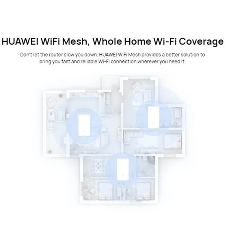 Huawei Q2 Pro Oka（3 - Pack）Wifi Systém Router Gigabit Router Domov 5 GHZ Dual Band vysokorýchlostné Bezdrôtové Širokopásmové vlajková loď WS5800 Obrázok 4