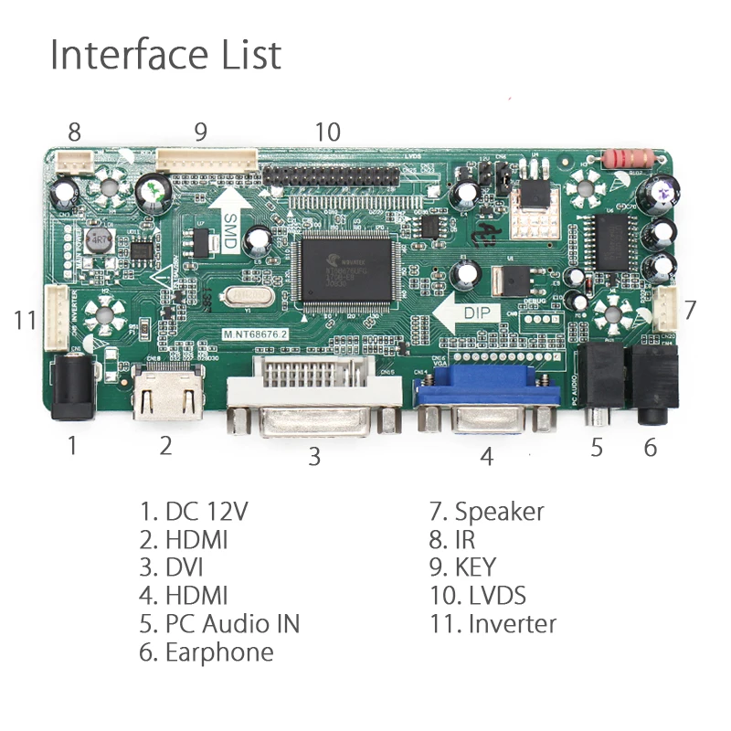 Yqwsyxl držiak pre LM230WF5(TL)(C1) LM230WF5-TLA1 LCD displej HDMI+DVI+VGA LCD LED obrazovky Kontrolór vodič Doska Obrázok 5