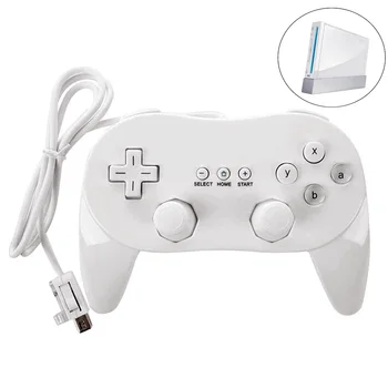 2021 Nové Klasické Káblové Gamepad pre Nintendo Wii Remote Gaming Pro Control Šok Joypad Ovládač 1