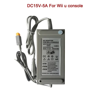 15V 5A, Napájanie Nabíjací Pre Nintendo Wii U Konzoly AC 100-240V Adaptér USA alebo EÚ Plug 1