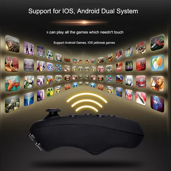 VR Ovládací Joystick pre Android Telefónu Gamepad Bluetooth Radič Mobile Spúšť Joypad Herné Konzoly Pad PC Smart TV Box 2