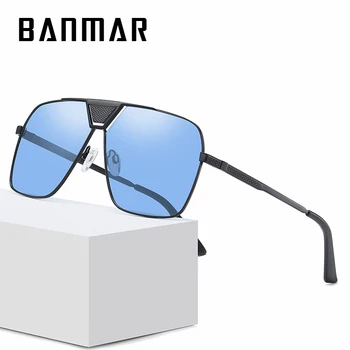 BANMAR Polarizované slnečné Okuliare pánske Jazdy Odtiene Outdoorové športy Pre Mužov, Luxusné Značky Dizajnér Oculos