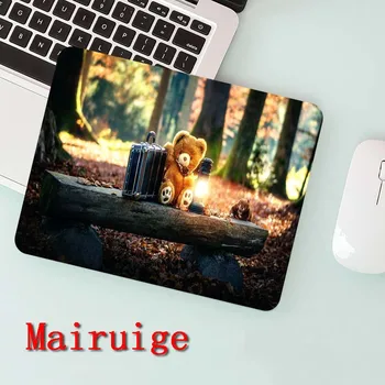 Mairuige veľká podpora najlacnejšie podložka pod myš multi-veľkosť roztomilý medveď hnedý vzor hranie počítačových hier  2