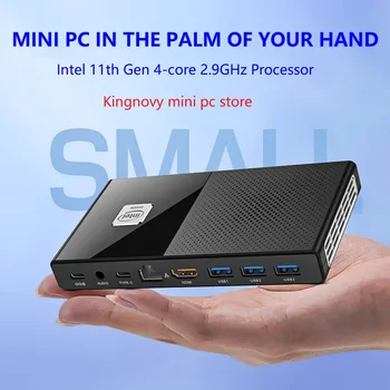 Kingnovy M6 11. Gen Intel Mini PC Windows 11 N6000 8/16GB DDR4 2933MHz NVMe Office Počítač 2500M LAN HD2.0 4K@60Hz WiFi6 BT5.2 2