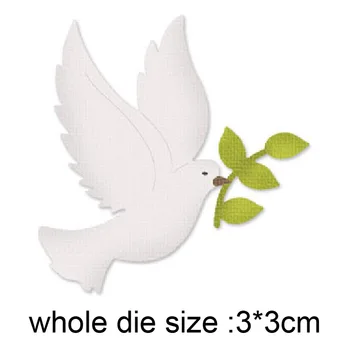 2022 rezanie kovov zomrie Foto Dove leaf Dekorácie Zápisník papier plavidlá nôž plesne čepeľ punč blany zomrie