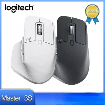 Logitech MX MASTER 3S/3 2.4 GHz Wireless Mouse DPI 8000 Laserová Bezdrôtová Herná Úrad Myši na Notebook PC Windows 7/8