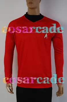 Hviezda Do Tmy Trek Kapitán Kirk/Spock Tričko Odznak Jednotné Šaty Cosplay Kostým Modrá Verzia Veľkosť XS-XXXL 2