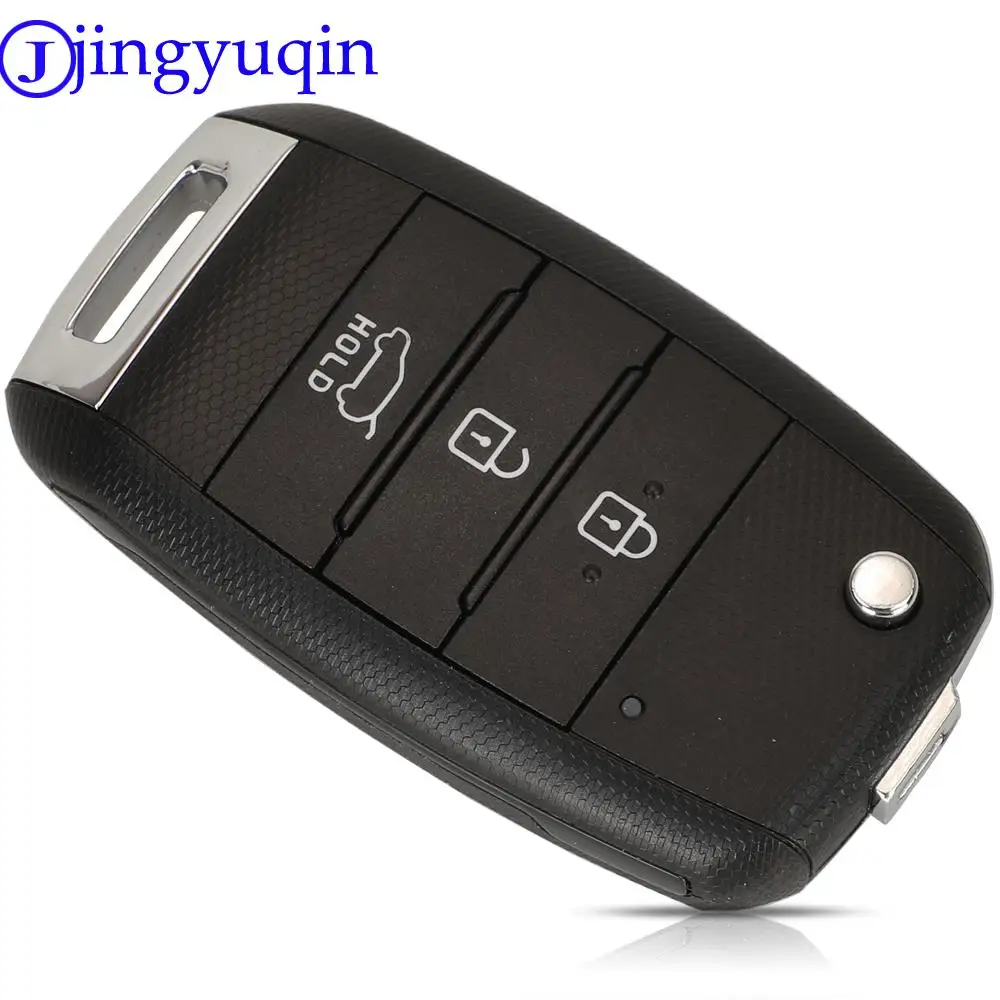 jingyuqin 3 Tlačidlo Flip Skladacie Diaľkové Auto Kľúč Pre Kia Sportage (10/2013 - 12/2015) 433mhz s ID46 Transpondér Čip Obrázok 1