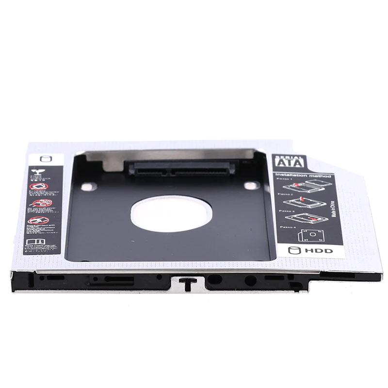 2. HDD Caddy 9,5 mm SATA 3.0 HD Pevného Disku Krytu SSD Prípade Box Pre Notebook, CD-ROM, DVD-ROM, Optické Bay Veľkoobchod Obrázok 4
