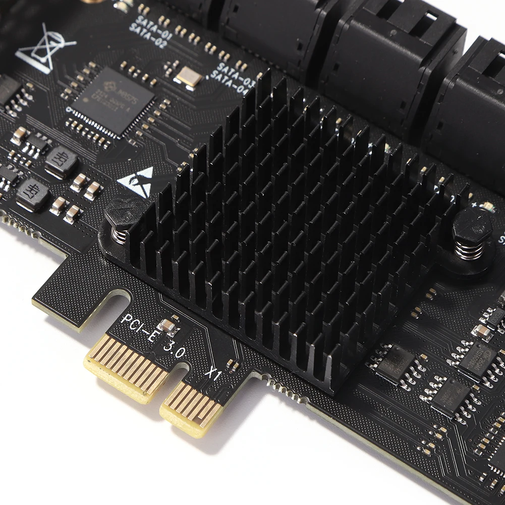 20 Port SA3112J PCIE Adaptér 20 Port PCI-Express X1 na SATA 3.0 Radič Rozširujúca Karta 6Gbps Vysokej Rýchlosti pre Stolné PC Obrázok 5
