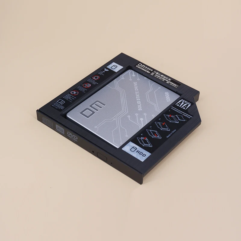 DM DW127 SSD Adaptéry 12,7 mm Plastové Optibay SATA 3.0 Pevného Disku Box Krytu DVD Adaptér pre 2,5 SSD 2TB Pre Notebook, CD-ROM Obrázok 3