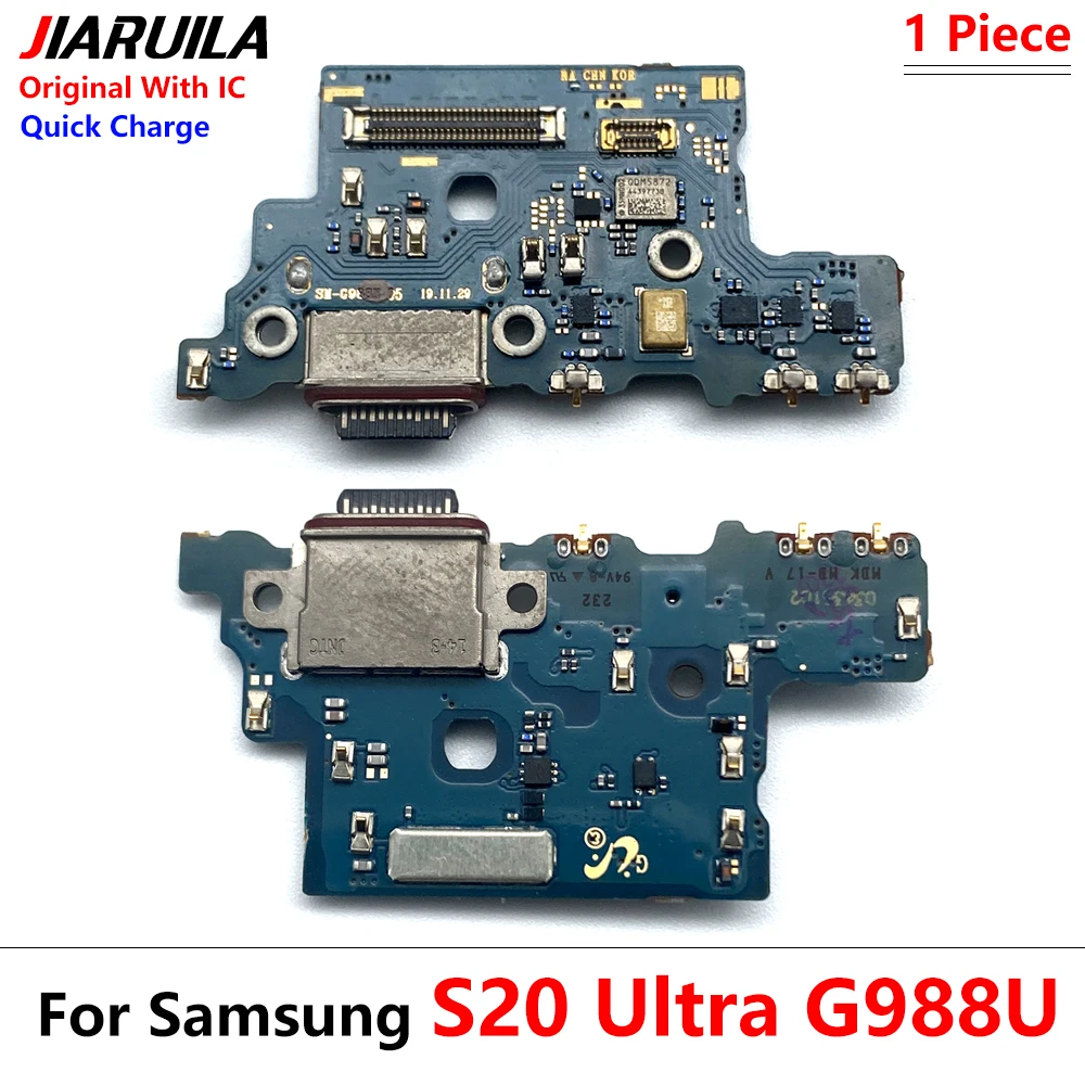 Pôvodné Dock Konektor USB Nabíjačka Nabíja Rada Port Flex Kábel Doska Pre Samsung Galaxy S20 S21 Plus Ultra Fe 4G 5G G981B Obrázok 2