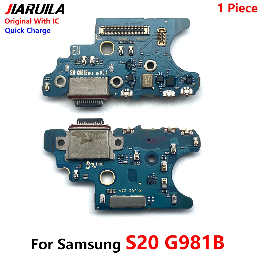 Pôvodné Dock Konektor USB Nabíjačka Nabíja Rada Port Flex Kábel Doska Pre Samsung Galaxy S20 S21 Plus Ultra Fe 4G 5G G981B Obrázok 3