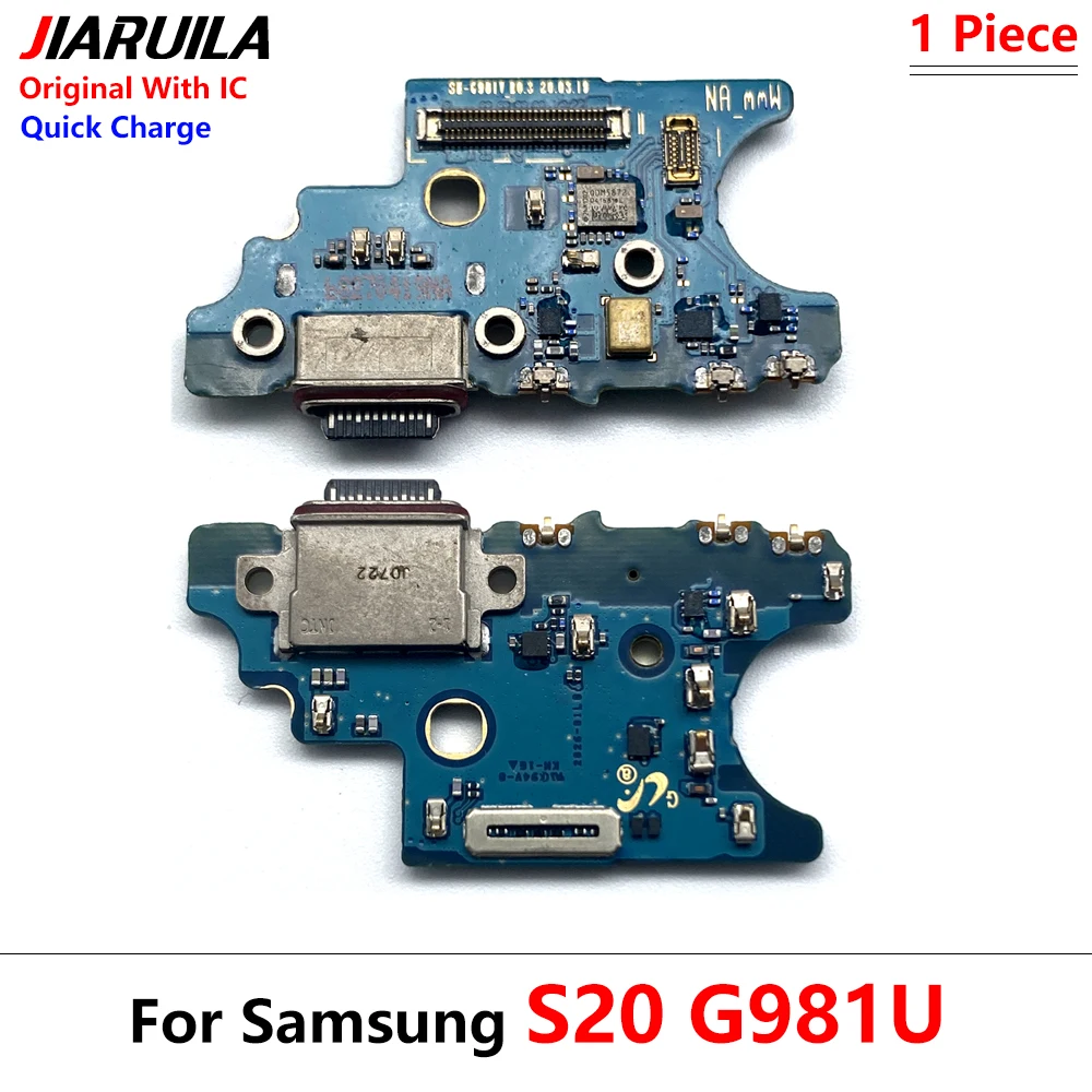 Pôvodné Dock Konektor USB Nabíjačka Nabíja Rada Port Flex Kábel Doska Pre Samsung Galaxy S20 S21 Plus Ultra Fe 4G 5G G981B Obrázok 4